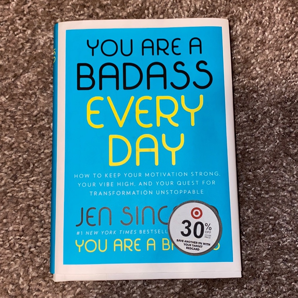 YOU ARE A BADASS EVERY DAY HARD BACK BOOK JEN SINCERO